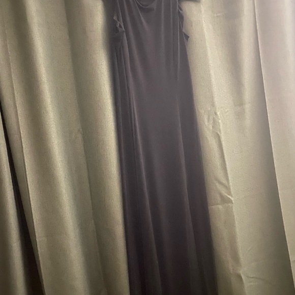 Michael by Michael Kors for al long black dress size small with small knee slit - Picture 2 of 2